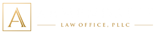 Armendáriz Law Office PLLC white logo